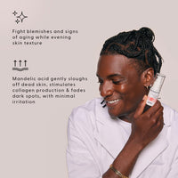 Thumbnail for Stratia Soft Touch Dark Spot Corrector with 10% Mandelic Acid Serum for Fine Lines, Skin Texture & Blemishes - Collagen Booster, AHA Exfoliant and Pore Minimizer, 1.3 Fl Oz