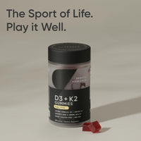 Thumbnail for Sports Research® Vegan Vitamin D3 + K2 Sugar-Free Gummies - 125mcg (5000iu) Vitamin D w/ 100mcg Mk7 Vitamin K - Supports Bone & Immune Health* - Vegan Certified · Non-GMO · Soy Free - 60 Count