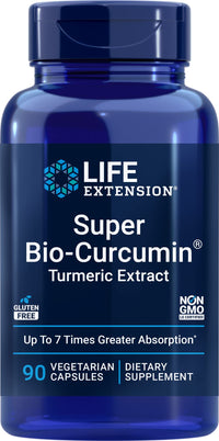 Thumbnail for Life Extension Super Bio-Curcumin Turmeric Extract 400mg, 90 Veg Caps - Vegetarian Capsules - Non-GMO - Highly Absorbable