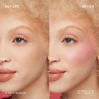 Thumbnail for NYX PROFESSIONAL MAKEUP Buttermelt Powder Blush, Fade and Transfer-Resistant Blush, Up to 12HR Make Up Wear, Vegan Formula - Butta Together