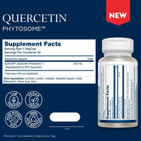 Thumbnail for SOLARAY Quercetin Phytosome - 20X Absorption - Easy-to-Digest Antioxidants Supplement for Overall Health Support - Vegan and Made Without Soy - 60-Day Guarantee - 30 Servings, 30 VegCaps
