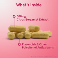 Thumbnail for Jarrow Formulas Citrus Bergamot Supplement 500 mg - 120 Servings (Veggie Caps) - Antioxidant Support for Cardiovascular & Metabolic Health - Dietary Supplement - Vegan Gluten-Free- Use with QH-Absorb