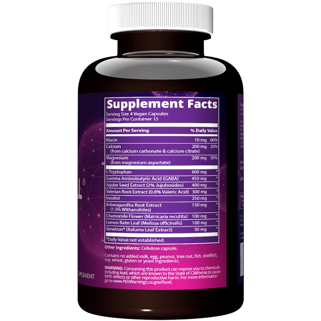 MRM Relax-All Dietary Supplement - Stress Support for Women & Men, with GABA, L-Theanine & Magnesium, Promotes Mental Balance & Muscle Relaxation, Vegan, Gluten-Free - 15 Servings