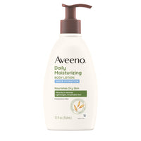 Thumbnail for Aveeno Sheer Hydration Daily Moisturizing Fragrance-Free Lotion with Nourishing Prebiotic Oat, Fast-Absorbing Body Moisturizer for Dry Skin with Lightweight, Breathable Feel, 12 fl. oz