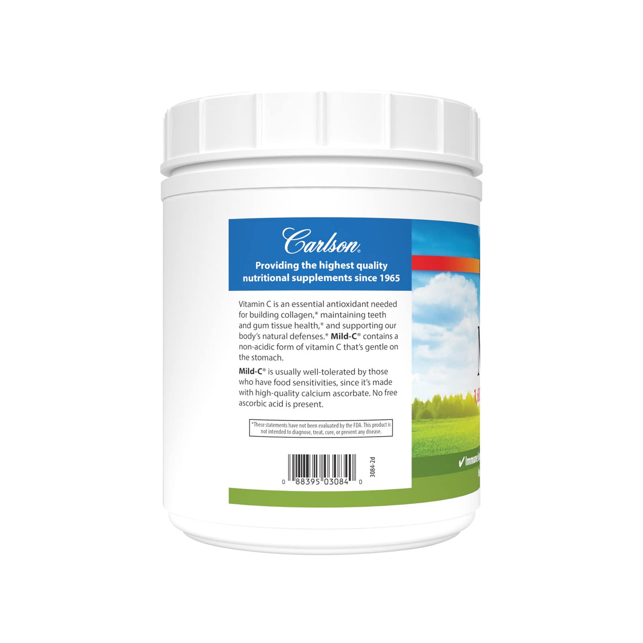 Carlson - Mild-C, Vitamin C Powder, Supports Healthy Immune Function, 35 oz (1,000 g)