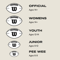 Thumbnail for WILSON GST SpeedSkin Heir Football - Brown, Women's Size