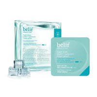 Thumbnail for belif Super Drops Multi-7 Hyaluronic Frozen Serum - Hydrating, Soothing, Depuffing Serum with Peptides & Caffeine, Enhances Skin Elasticity, Korean Skincare, 5mlx9EA