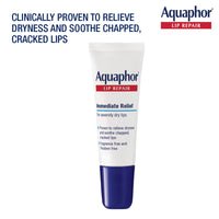 Thumbnail for Aquaphor Lip Repair Ointment, Moisturizing Lip Balm Pack, Relieves Dryness, 0.35 Tube, Pack of 2