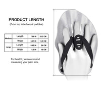 Thumbnail for Contour Swim Paddles Hand, Swim Training Hand Paddles with Adjustable Straps, Swimming Hand Paddles for Women and Men