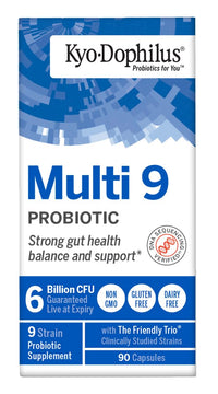 Thumbnail for Kyolic Kyo-Dophilus Multi 9 Probiotic, Strong Gut Health Balance and Support*, 90 Capsules
