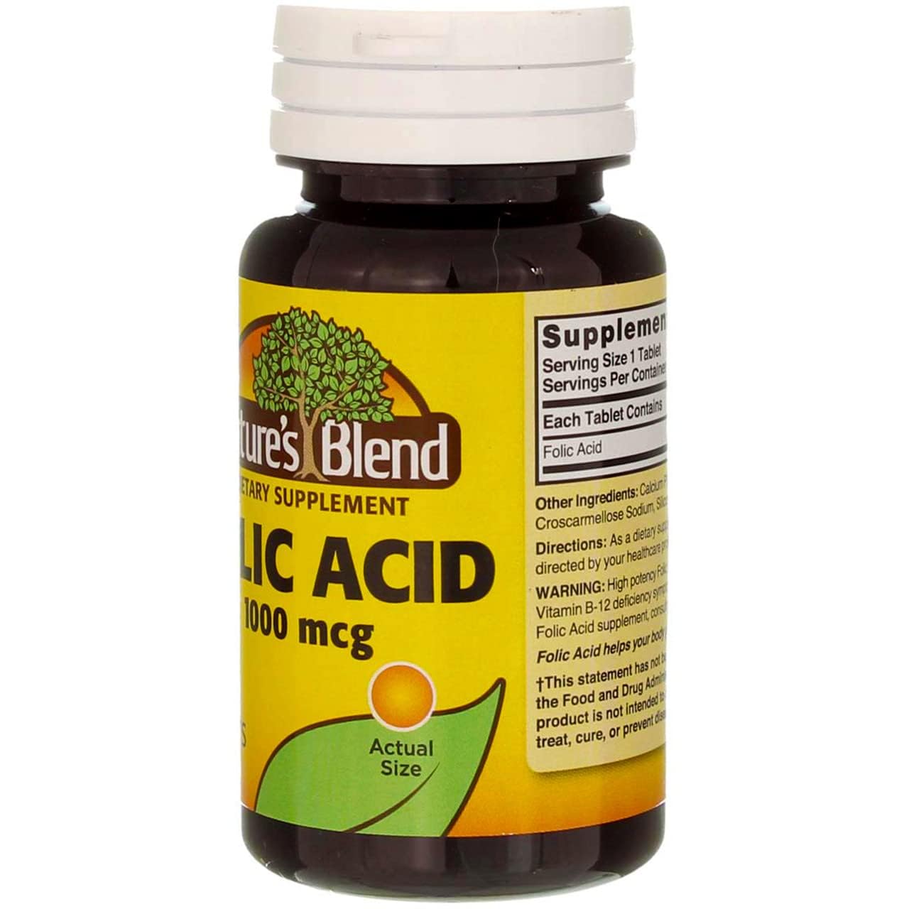 Folic Acid 1000 mcg 1Vitamin 000 mcg 100 Tabs