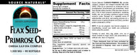 Thumbnail for Source Naturals Flax Seed-Primrose Oil, Omega 3,6,9 EFA Complex, 1300mg - 90 Softgels