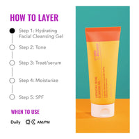Thumbnail for Good Molecules Hydrating Facial Cleansing Gel - Face Wash with Rosewater and Pineapple - Skincare for Face, Brighten, Cleanse and Moisturize