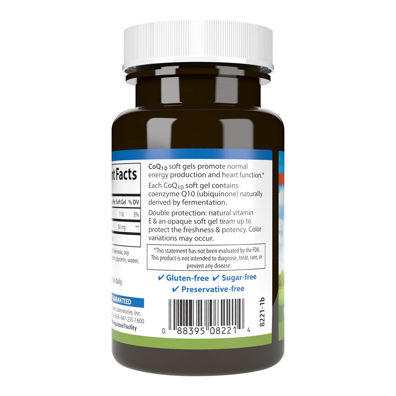 Carlson - Co-Q10, Co-Enzyme Q10, 50 mg, Energy Production & Heart Function, 120 Softgels