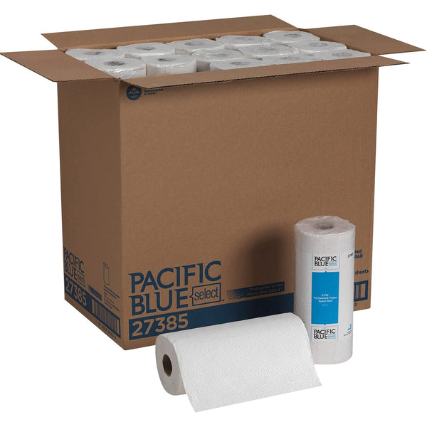Pacific Blue Select Kitchen Paper Towel, 2-Ply Perforated Roll, 8 4/5 in x 11 in, 30 Count