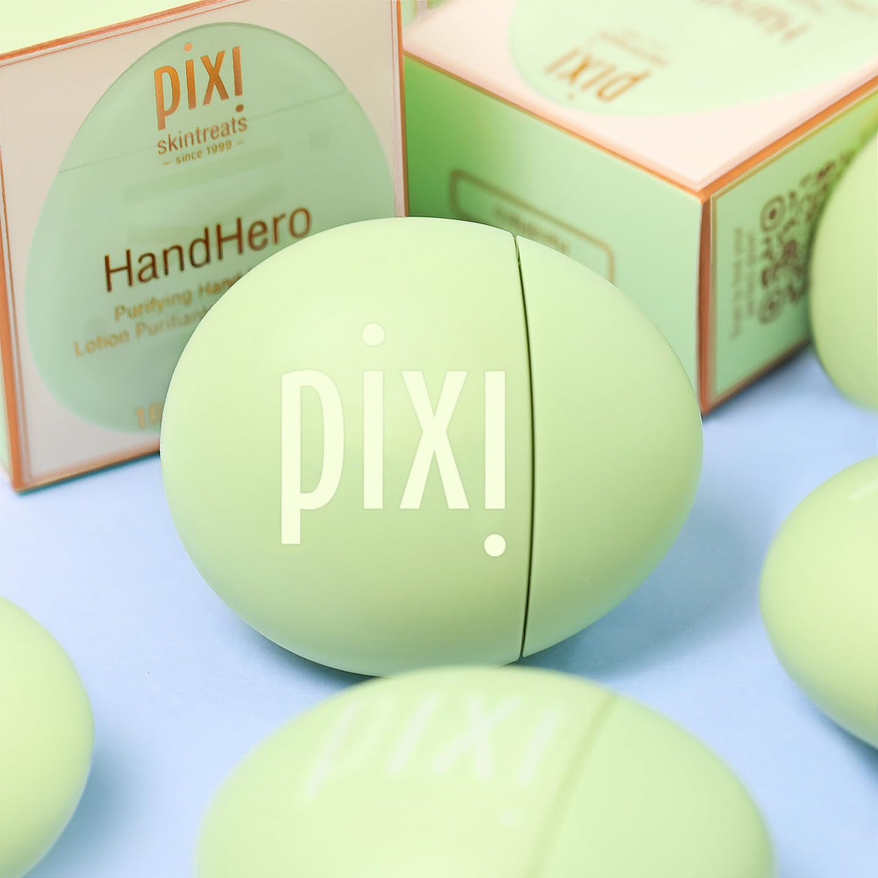 Pixi HandHero Purifying Hand Lotion | Deeply Hydrating & Quick-Absorbing Formula | Enriched with Ceramides, Jojoba, Tea Tree & Rosemary Oils | Nourishing Travel-Size Hand Cream | 1 fl. oz/ 30 ml