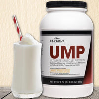 Thumbnail for Beverly International UMP Protein Powder, Angel Food Cake. Unique Whey-Casein Ratio Builds Lean Muscle. Easy to Digest. No Bloat. (32.8 oz) 2lb .8 oz