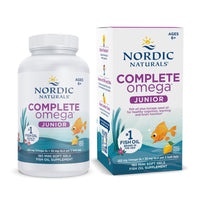 Thumbnail for Nordic Naturals Complete Omega Jr., Lemon - 180 Mini Soft Gels - 283 mg Total Omega-3s & 35 mg GLA - Healthy Cognition, Nervous System Function - Non-GMO - 90 Servings