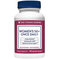 Thumbnail for The Vitamin Shoppe WomenaTMs 50+ Once Daily Multivitamin a Immune, Energy, Digestive, Cardiovascular, and Stress Support (60 Capsules)