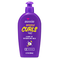 Thumbnail for Aussie Miracle Curls with Coconut Oil, Paraben Free Detangling Milk Treatment, 6.7 fl oz