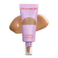 Thumbnail for Tower 28 SunnyDays SPF 30 Tinted Moisturizer - 2-in-1 Buildable Coverage Foundation + Mineral Sunscreen for Face - Zinc Oxide, Aloe & Prickly Pear for Sensitive Skin - 35 Medium/Neutral (1 oz)