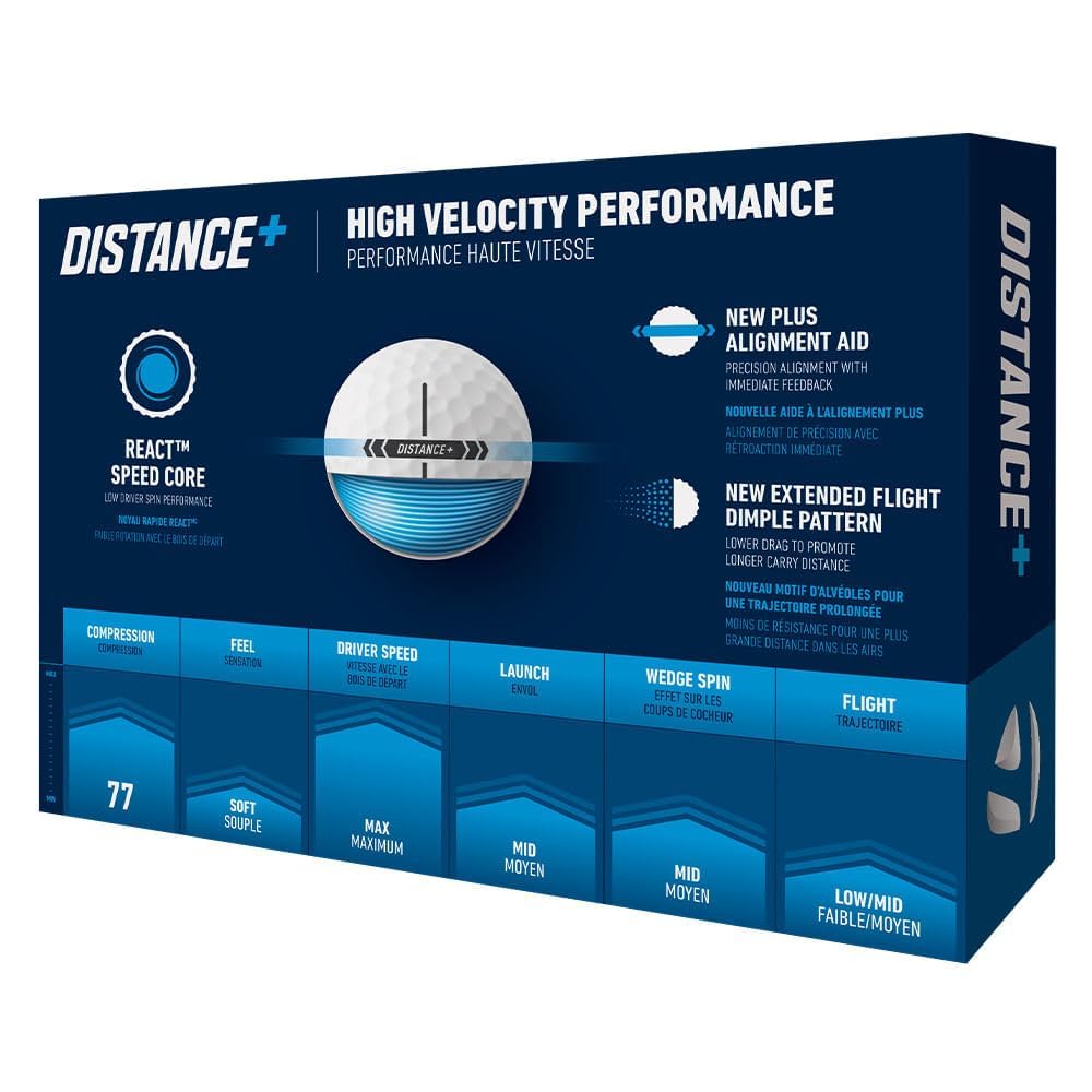 TaylorMade Golf 2025 Distance + White One Dozen
