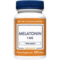 Thumbnail for The Vitamin Shoppe Melatonin - Sleep Support, Restful Sleep & Healthy Sleep Cycle, Natural Sleep Aid (120 Tablets)