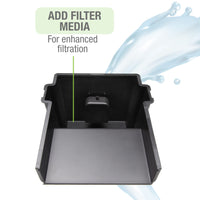 Thumbnail for Pond boss Waterfall Spillway, 8 inch Wide Weir, Waterfall Box, Smooth Flow, Durable Construction, Easy to Install, Great for Waterfalls, Pondless Water Features and Streams