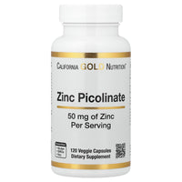 Thumbnail for Zinc Picolinate, Bioavailable Form of Zinc, Supports Immune Health, 50 mg, 120 Veggie Capsules