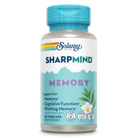 Thumbnail for SOLARAY SharpMind Memory Formula - Brain Supplements for Memory and Focus - Cognivia, Gotu Kola & Chaga Mushroom Supplement - Ginkgo Biloba Alternative - 60-Day Guarantee - 30 Servings, 60 VegCaps