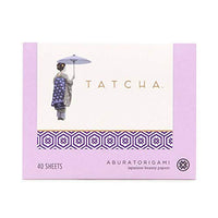Thumbnail for Tatcha Aburatorigami Blotting Papers: 100% Natural Abaca Leaf & Gold Flakes Absorb Excess Oil (40 Pack)