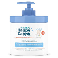 Thumbnail for Happy Cappy Moisturizing Cream - Baby Cream for Eczema-Prone Skin, Dry Skin Lotion for Infants, Toddlers & Kids, Pediatrician-Formulated, Gentle, Paraben Free, Hypoallergenic, Sulfate Free - 12 fl oz