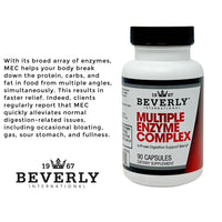 Thumbnail for Beverly International (MEC Multiple Enzyme Complex, 90 Capsules. an Ultra-Premium Digestive Aid Helping Bodybuilders, Athletes and Fitness Enthusiasts Digest Their Meals More Easily. Take with Food.