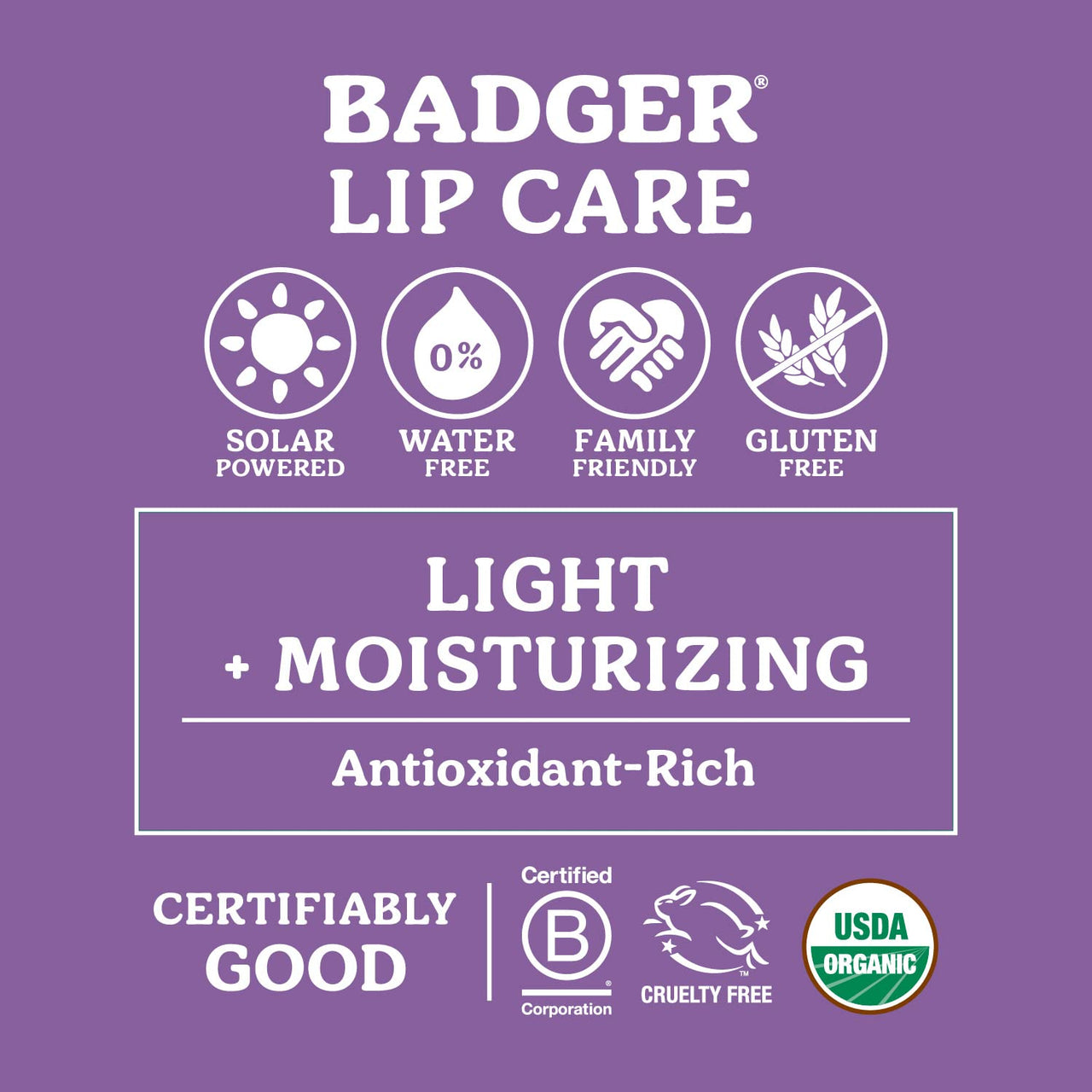 Badger Organic Pink Grapefruit Lip Balm, 0.15 OZ