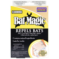 Thumbnail for Bonide Bat Magic Bat Repellent, Pack of 4 Ready-to-Use Peppermint Oil Scent Packs for Long Lasting Indoor Bat Control