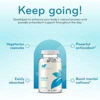 Thumbnail for Quick Absorption CoQ10 200mg - Coenzyme Q10 200mg Potent Antioxidant for Heart Energy and Aging Support - High Stability CoQ10 Ubiquinone Capsules - Made in a cGMP US Lab (200 Servings)