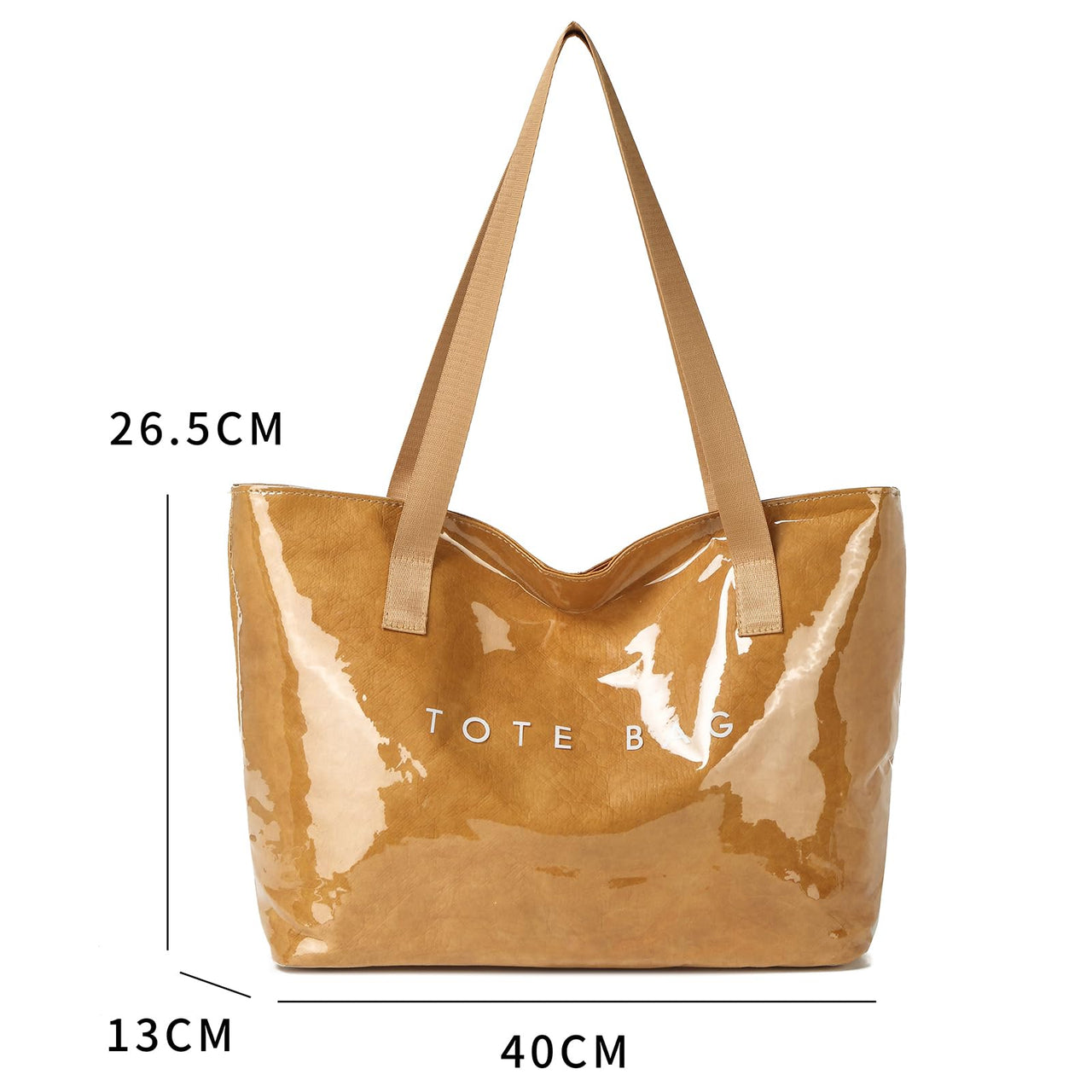 Covelin Women's Stylish Large Capacity Handbag Minimalist Shopper with TOTE BAG Lettering, Durable Leather for Everyday Use Rose