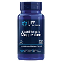 Thumbnail for Life Extension Extend-Release Magnesium, prolonged Heart & Bone Health Support, Cardiovascular & Blood Pressure Health Support, bioavailable Formula, Gluten-Free, Non-GMO, Vegetarian, 60 Capsules