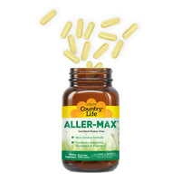 Thumbnail for Country Life Aller-Max - Quercetin Supplements with Bromelain - Immune Support with Vitamin C, Zinc, and Botanical Blend - Certified Gluten-Free, Vegan (50 Count (Pack of 1))