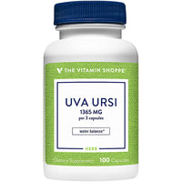 Thumbnail for The Vitamin Shoppe Uva Ursi 1,365MG, Supports Fluid Balance, Supports Urinary Tract Health (100 Capsules)