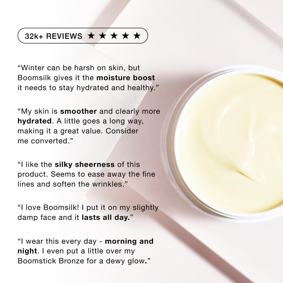 Boomsilk ® Face Moisturizer Cream, Rejuvenating Face Lotion & Facial Moisturizer for Mature Skin with Olive Oil, Beeswax & Honey, Hydrating Body Lotion for Women, Boom Beauty by Cindy Joseph, 4 oz