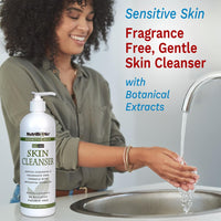 Thumbnail for NutriBiotic – Sensitive Skin Non-Soap Skin Cleanser, 16 Oz Twin Pack | with GSE (Citricidal) | pH Balanced, Hypoallergenic & Biodegradable | Free of Parabens, Sulfates, Dyes, Colorings & Fragrance