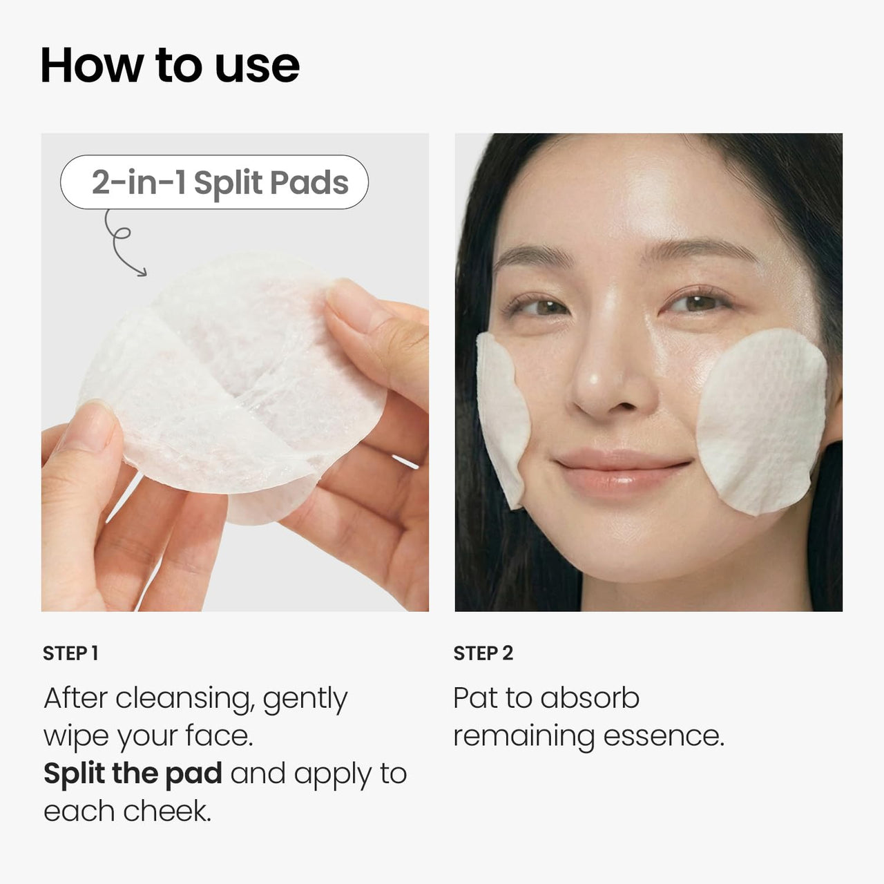 SKINFOOD Rice Brightening Toner Pad, Korean Skincare Face Toner Pads with 48 Hours Fermented Rice Water for Glow Glass Skin, Hydrating, 100% Cotton Pad, Vegan, 8.81 oz(60 Pads)
