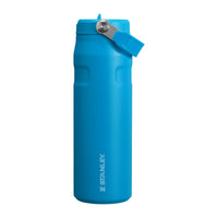 Thumbnail for Stanley IceFlow Flip Straw 2.0 Water Bottle 24 OZ | Built-In Straw with Larger Opening | Lightweight & Leak-Resistant | Insulated Stainless Steel | BPA-Free | Azure