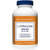 Thumbnail for The Vitamin Shoppe L-Citrulline a Free-Form Amino Acid a Nitric Oxide Booster a 1,000 MG (240 Vegetarian Capsules)