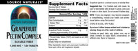 Thumbnail for Source Naturals Grapefruit Pectin, Soluble Fiber - 1000 mg Dietary Supplement - 120 Tablets