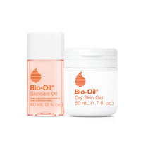 Thumbnail for Bio-Oil Travel Skincare Bundle for Scars, Stretch Marks, and Dry Skin, Includes Skin Care Oil (2 oz) and Dry Skin Gel (1.7 oz)