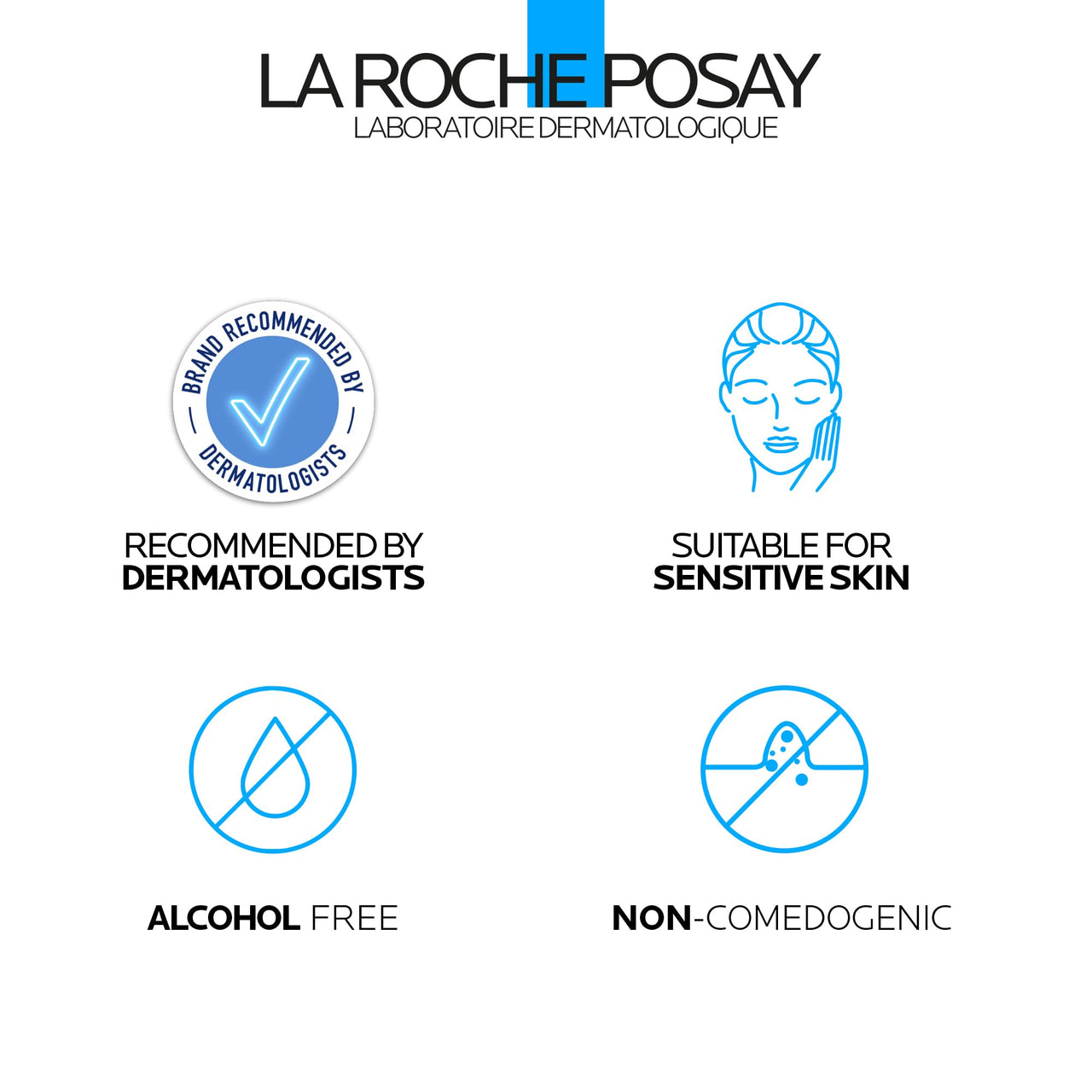 La Roche-Posay Effaclar Purifying Foaming Gel Cleanser for Oily Skin, With Zinc Pidolate To Remove Excess Oil & Shine, Alcohol Free & Oil Free, Sensitive Skin Tested