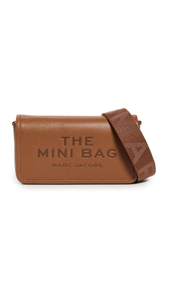 Marc Jacobs, Women's, The Leather Mini Bag, Argan Oil, One Size