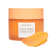 Thumbnail for Glow Recipe Papaya Enzyme Cleansing Balm Makeup Remover - Gentle Exfoliator, Makeup Melting Balm & Face Cleanser for Women - Exfoliating Face Wash to Even Skin Tone & Lock-in Facial Hydration (3.38oz)